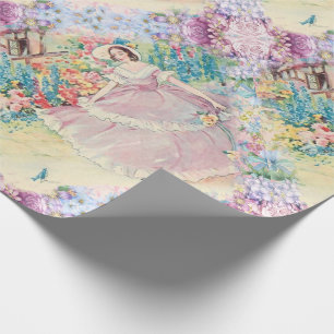 Giftwrap Vintage French Country Garden Watercolor Wrapping Paper