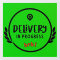 Gig Driver Delivery in Progress Parking Sign