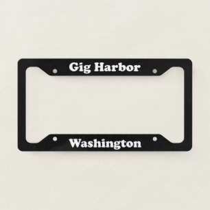 Gig Harbor WA - LPF License Plate Frame