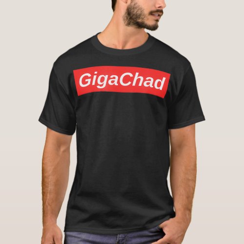 Giga Chad Gigachad Bitcoin Cryptocurrency Meme  T_Shirt