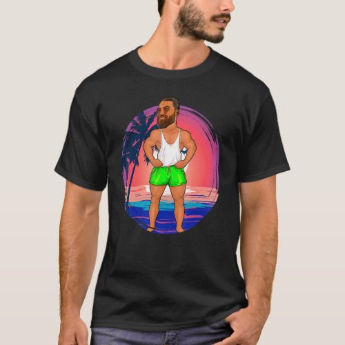 Gigachad Gym Meme Giga Chad Fitness Alpha Male Bod T_Shirt