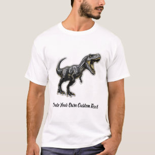 Giganotosaurus Dino Create Your Own Custom Text T-Shirt