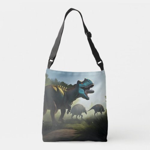 Giganotosaurus Dinosaurs Prowling Crossbody Bag