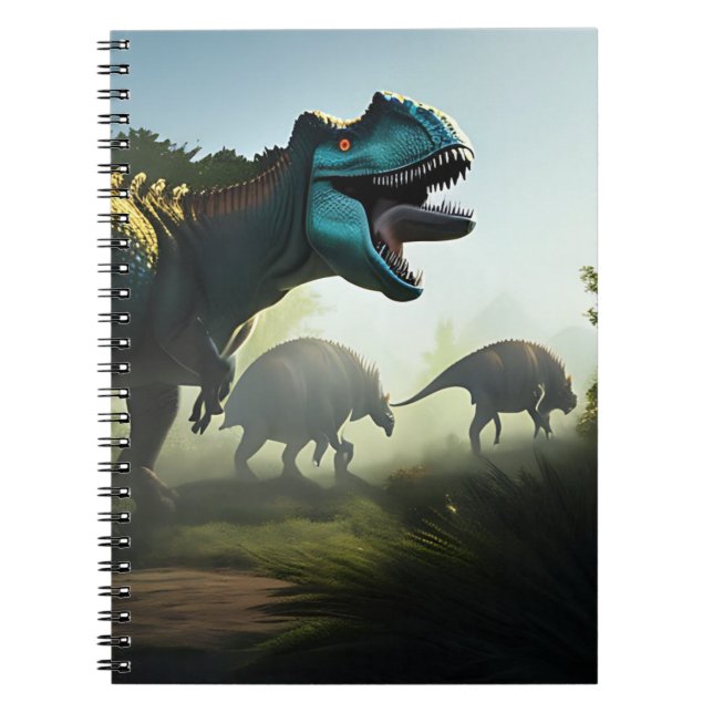 Giganotosaurus Dinosaurs Prowling, Notebook (Front)