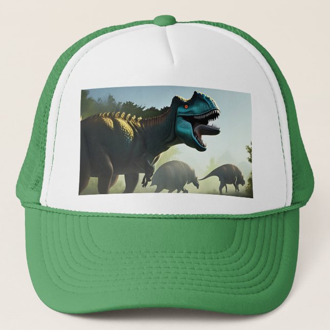 Giganotosaurus Dinosaurs Prowling, Truckers Hat (Front)