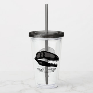 Giganotosaurus Skull Acrylic Tumbler