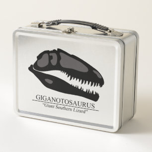 Giganotosaurus Skull Metal Lunch Box