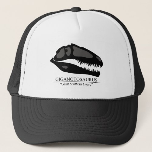 Giganotosaurus Skull Trucker Hat