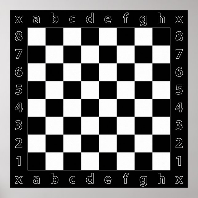 gigantesque chess table poster (Front)