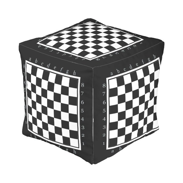 gigantic chess table outdoor pouf (Angled Back)