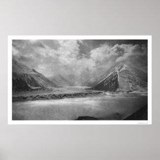 Gigantic Glacier Alaska 1912 Poster