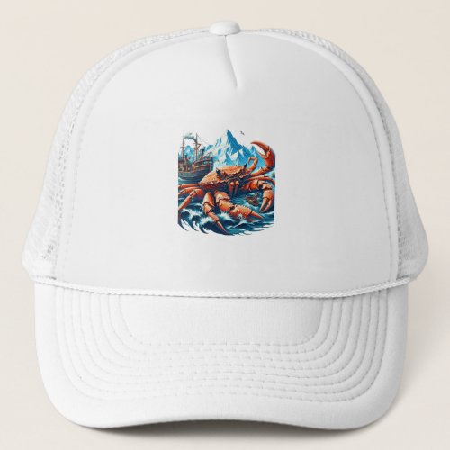 Gigantic King Crabs Dutch Harbor Trucker Hat