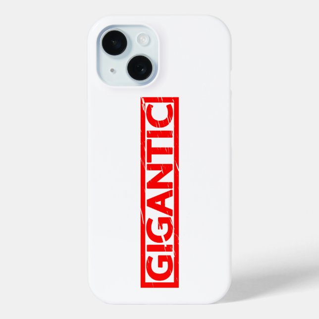 Gigantic Stamp Case-Mate iPhone Case (Back)