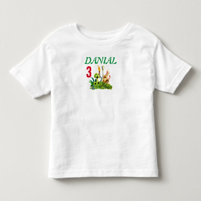 Gigantosaurus Giganto & 4 Kid Dinos. Gigantosaurus Toddler T-shirt (Front)
