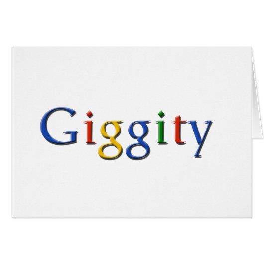 Giggity - style cards (Front Horizontal)