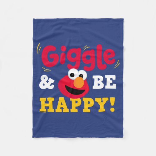 Giggle and Be Happy Elmo Fleece Blanket