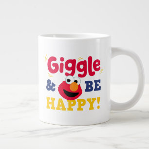 Giggle and Be Happy Elmo Giant Coffee Mug