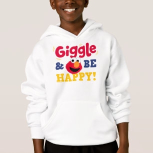 Giggle and Be Happy Elmo Hoodie