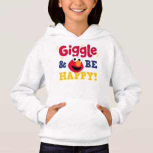 Giggle and Be Happy Elmo Hoodie