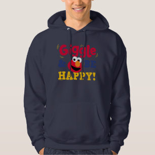 Giggle and Be Happy Elmo Hoodie
