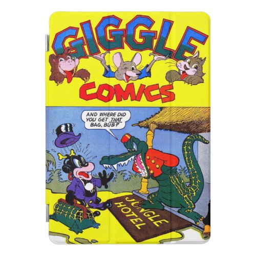  Giggle Crocodile Alligator Animal Vintage Comics iPad Pro Cover