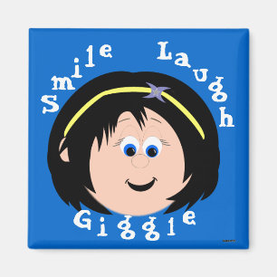 Giggle Faces Magnet