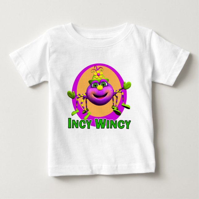 GiggleBellies Incy WIncy Spider Baby T-Shirt (Front)