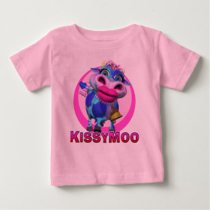 GiggleBellies Kissy Moo the Cow Baby T-Shirt
