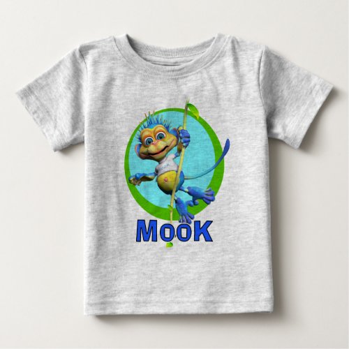 GiggleBellies Mook the Monkey Baby T_Shirt