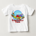 Gigglebellies The Gigglebellie Train Baby T-shirt at Zazzle