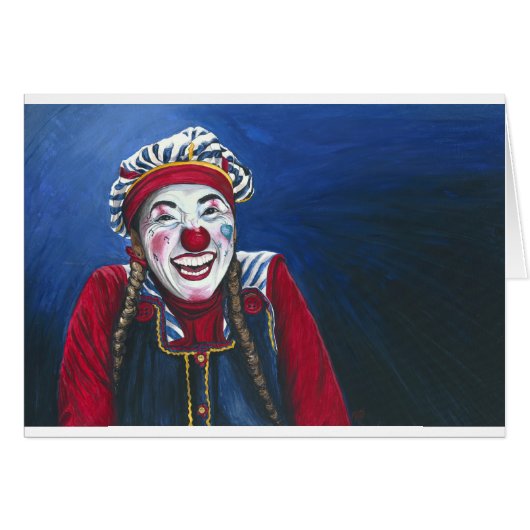 Giggles the Clown Painting (Front Horizontal)