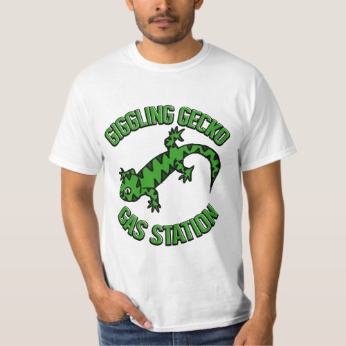 Giggling Gecko Gas Station T_Shirt