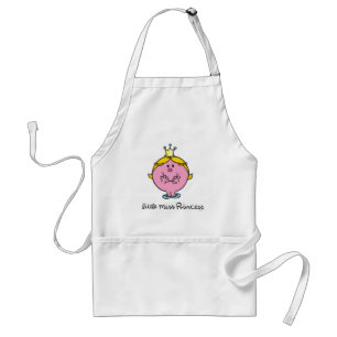Giggling Little Miss Princess Adult Apron