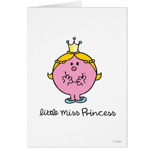 Giggling Little Miss Princess Cards (Front)