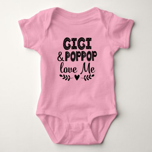 Gigi and PopPop Love Me Baby Bodysuit