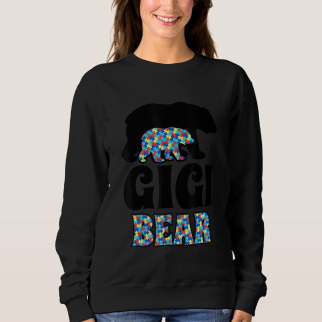 Gigi Bear Autism Awareness Sweatshirt (Front)