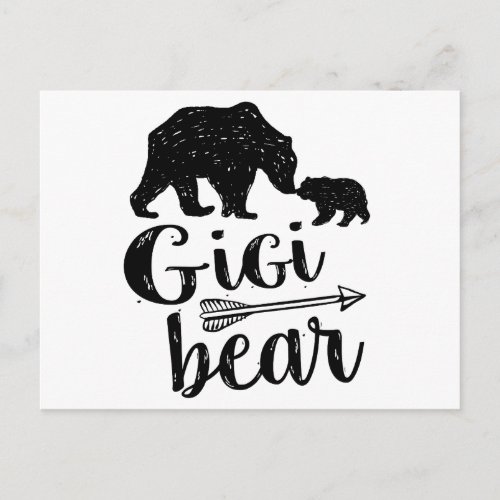 Gigi Bear Cute Great Grandma Gift Postcard