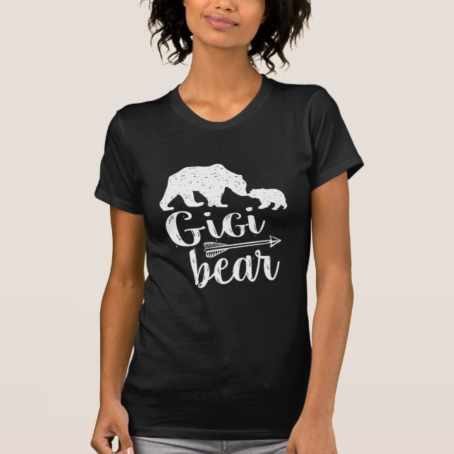Gigi Bear Cute Great Grandma Gift T-Shirt (Front)