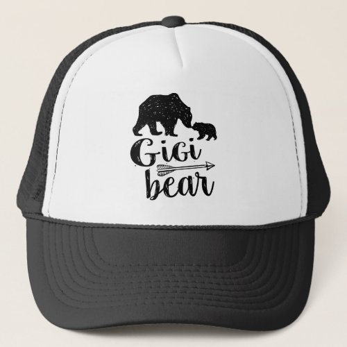 Gigi Bear Cute Great Grandma Gift Trucker Hat