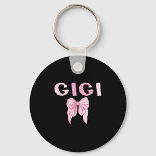 Gigi Birthday Girl Matching Coquette Nk Bow Keychain