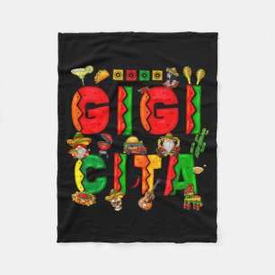 Gigi cita cinco de mayo fiesta mexican family fleece blanket