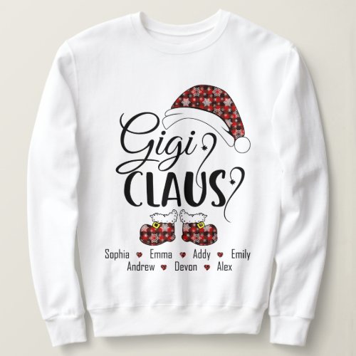 Gigi Claus Gift For Christmas Sweatshirt