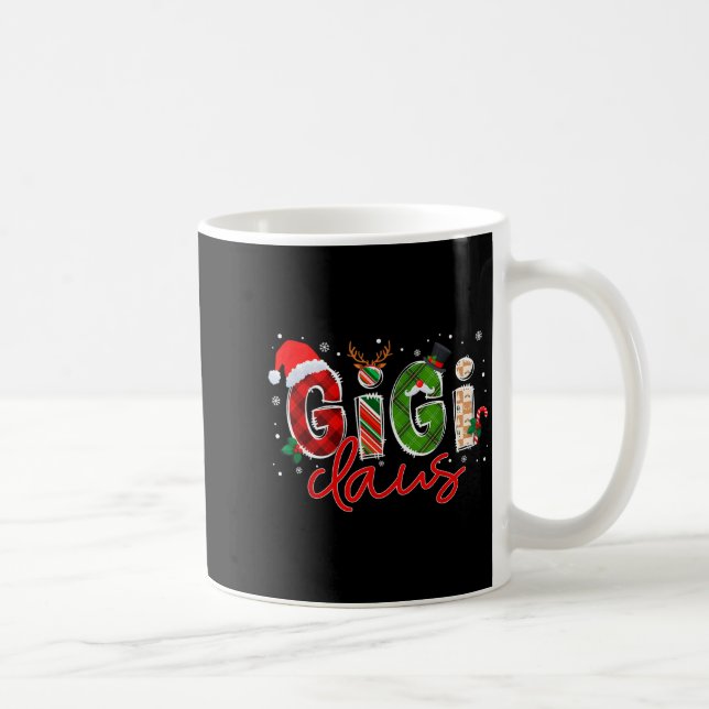 Gigi Claus Santa Claus Family Matching Christmas P Coffee Mug (Right)