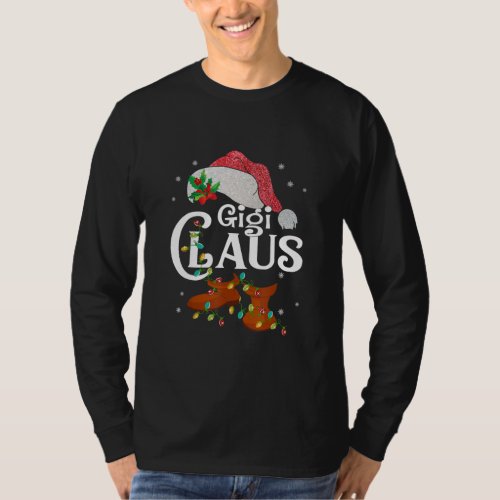 Gigi Claus Shirt Christmas Pajama Family Matching