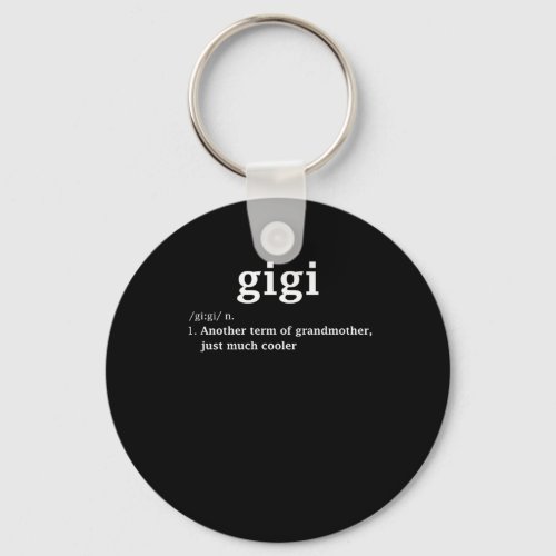 Gigi Definition Funny Grandma Mother Day Gifts Wom Keychain