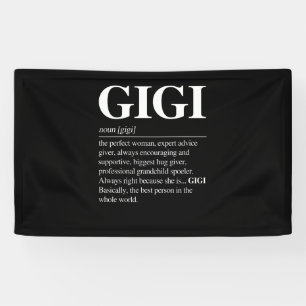 Gigi Definition Grandma Mother Day Gifts Women Banner