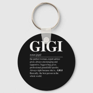 Gigi Definition Grandma Mother Day Gifts Women Keychain