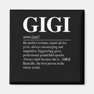 Gigi Definition Grandma Mother Day Gifts Women Magnet