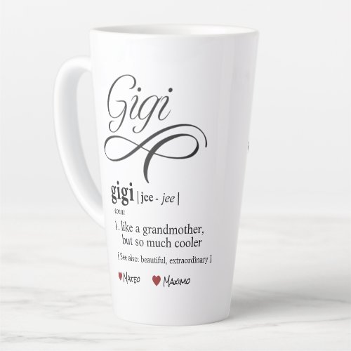 Gigi Definition Latte Mug