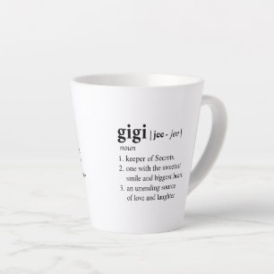 Gigi Definition Latte Mug